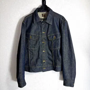 데드급 60s Lee 101j 데님 자켓 MR 없음 사각 블랙 택 44