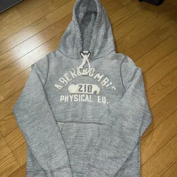 Abercrombie 그레이 후드 부착 후드티