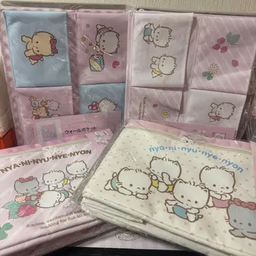 냐니뉴녜뇬 수납 박스 월 포켓 산리오 4세트