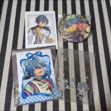 앙스타 10주년 니키 특전 파샤츠 미니 브로마이드 경질 케이스 캔뱃지