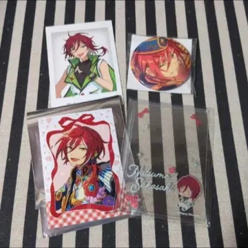 앙스타 10주년 나츠메 특전 파샤츠 미니 브로마이드 경질 케이스 캔뱃지