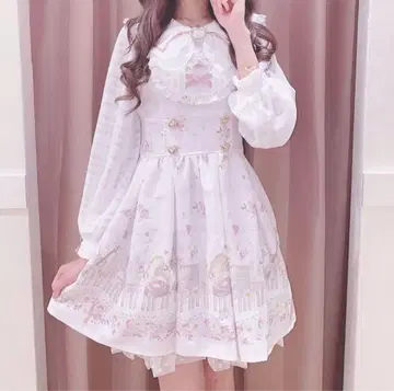 LIZLISA Melody Bunny 패턴 원피스