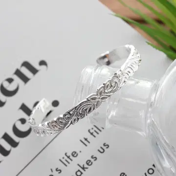 하와이안 주얼리 뱅글 실버 925 팔찌 남녀 공용