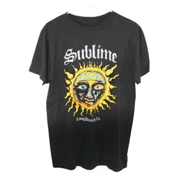 Sublime 밴드 티셔츠 L 블랙 락 티 Sublime