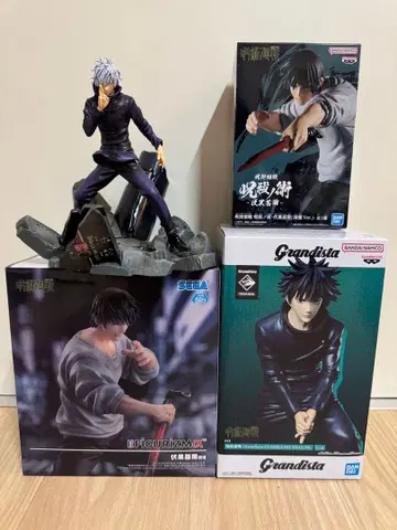 주술회전 후시구로 토우지 고죠 사토루 후시구로 메구미 피규어 세트