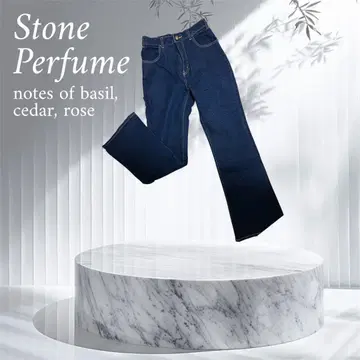 ALEXIA STAM 인디고 데님 자수 포켓 부착