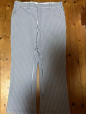 브랜드 불명 70s 스트라이프 플레어