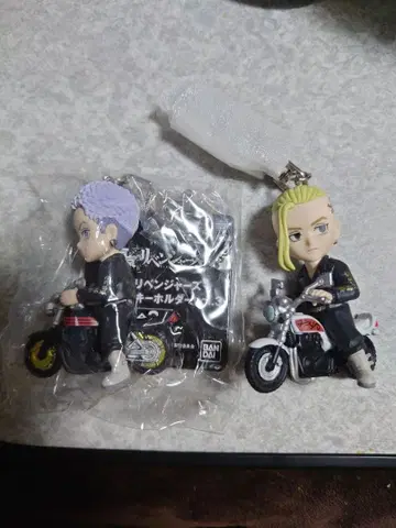 바이크 캐릭터 키링 2개 세트