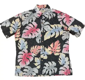 빈티지 새상품급 리버티 하우스 알로하 셔츠 몬스테라 보타니컬