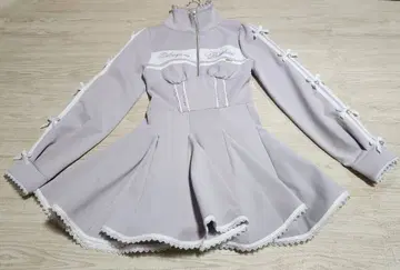 LIZ LISA 메시지 저지 플레어 원피스