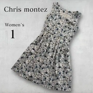 Chris montez 크리스몬테스 올 패턴 플라워 원피스 사이즈 1