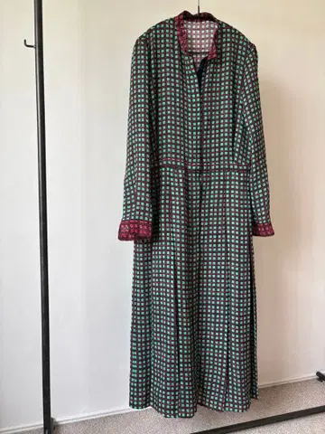 BEATING HEART 비팅 하트 체크 무늬 원피스 드레스