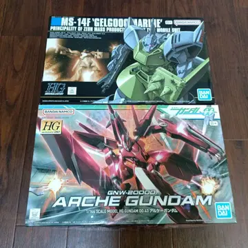 건담 프라모델 2개 세트 HG 겔구그 마리네, 알케인 건담