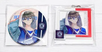 [ 니지산지 EN ] Ike Eveland 캔뱃지 & 아크릴 키링 세트