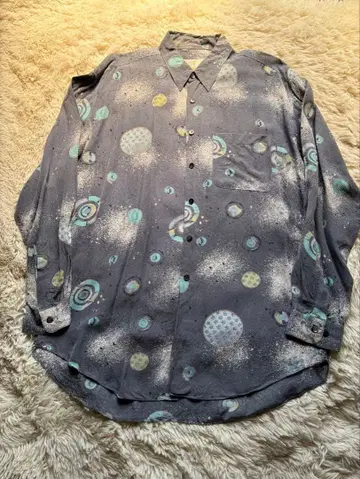 TRUSSARDI 트루사르디 올 패턴 아트 패턴 그레이 L~XL 상당