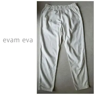 evam eva 코튼 실크 이지 팬츠