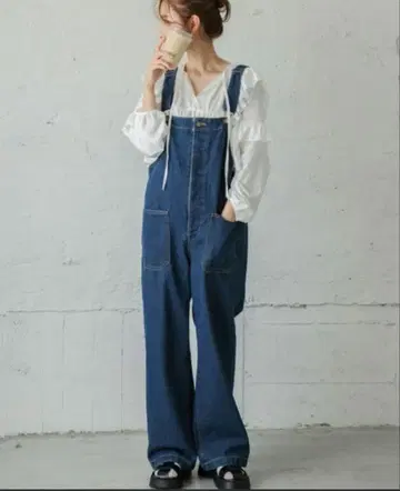 SUGAR BISKET 오버롤 데님 살로펫