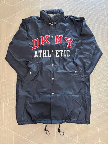 90s dkny 다나카란 나일론 코트 네이비 S