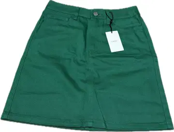 새상품 LENO 그린 미니 스커트 000