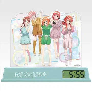 제일복권 5등분의 신부 알람 시계