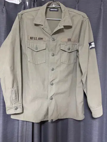 [컨디션 최상] GOD SELECTION XXX 밀리터리 셔츠 L