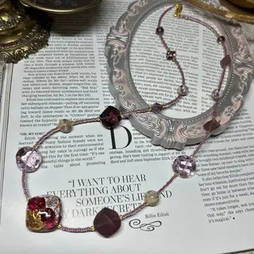 이탈리아제 베네치아 유리 목걸이 455