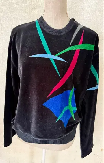 RYKIEL 아트풍 그래픽 맨투맨