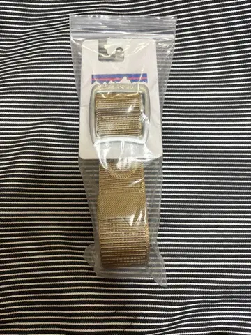 patagonia 베이지 웨빙 벨트