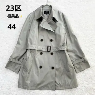 컨디션 최상 23구 빅 사이즈 트렌치코트 스프링 코트 더블 벨트