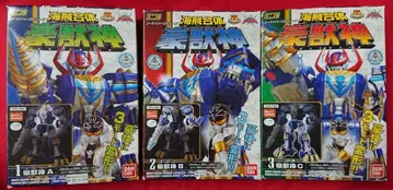 반다이 미니프라 고주신 해적전대 고카이저 전 3종 세트 고주신 세트