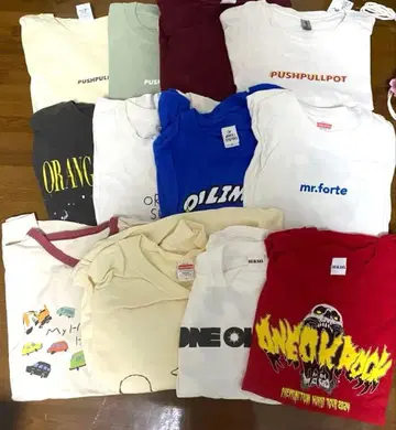 밴드 티셔츠 밴티 세트 낱개 판매 가능