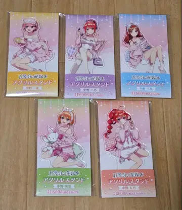 5등분의 신부 훼미리마트 5종 컴프세트