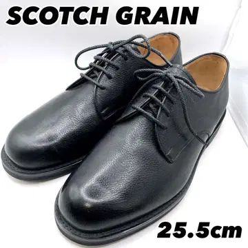 스코치 그레인 비즈니스 슈즈 가죽 신발 관혼상제 포멀 25.5cm 블랙