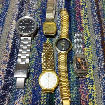 [ 5개 세트 ] 손목시계 묶음 판매 현 상태 그대로 세이코 리코 닉슨