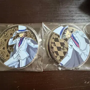 명탐정 코난 금 배지 괴도 키드 2종 세트 키드 금 배지 코난