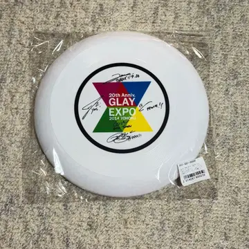 GLAY 사인 포함 프리스비 & 엽서