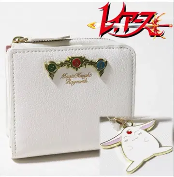 [ 마법기사 레이어스 ] 새상품 모코나 참 포함 2단 접이식 지갑