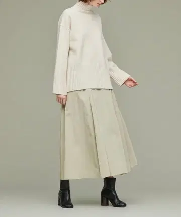 uncrave 앙크레이브 컬러 드레스 플레어 스커트 사이즈 1