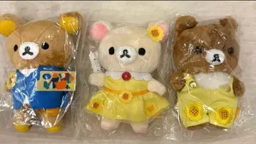 고흐전 한정판 봉제 인형 코리락쿠마 리락쿠마 차이로이코구마