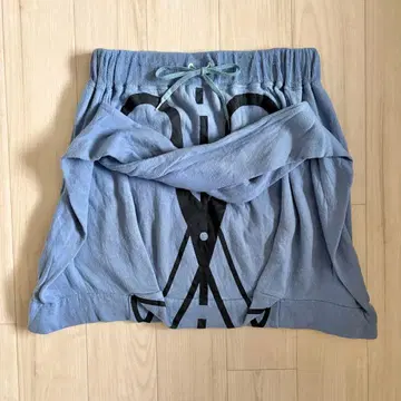 Bernhard Willhelm 가위 패턴 스커트 아카이브 블루