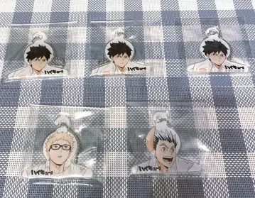 하이큐 베네릭 미니 아크릴 행거 참 카게야마 보쿠토 츠키시마 세트