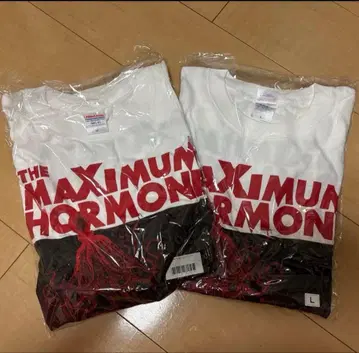 맥시멈 더 호르몬 옥토퍼스 티셔츠 M 사이즈 L 사이즈 세트