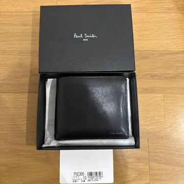 Paul Smith 이단 접이식 지갑 863843 P305 시티 엠보싱