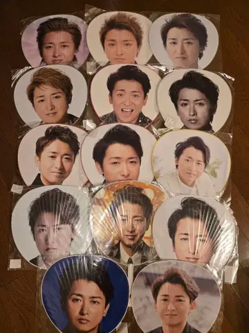 아라시 오노군 점보 부채 세트