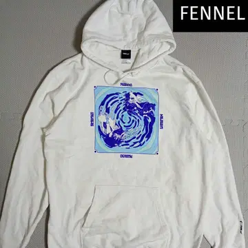 페넬 FENNEL 하츠메 아카메인 퓨전 후드티 사이즈 XL