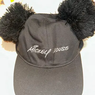 미키마우스 폼폼 캡 블랙
