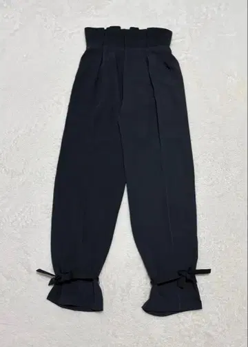 [하자품] anuans 허리 턱 스트링 팬츠