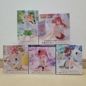 5등분의 신부 피규어 Desktop Cute 5체 세트