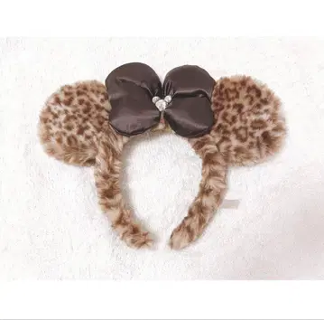 [레어템] 디즈니 머리띠 레오파드 무늬 표범 무늬 미니