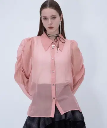 HARE 개더 시어 셔츠